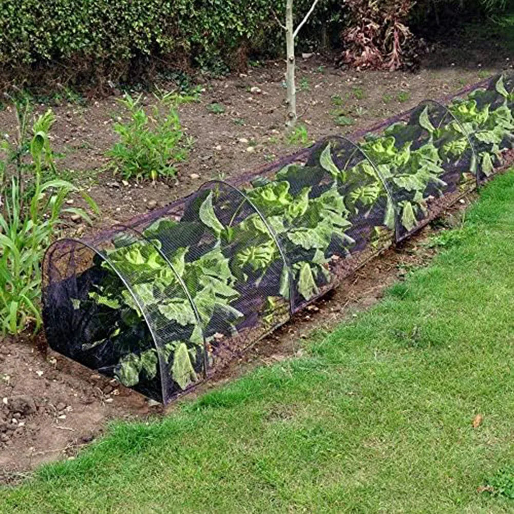 Serra Agricola Rete nera Tunnel di piantagione Copertura in plastica per la protezione delle piantagioni di ortaggi