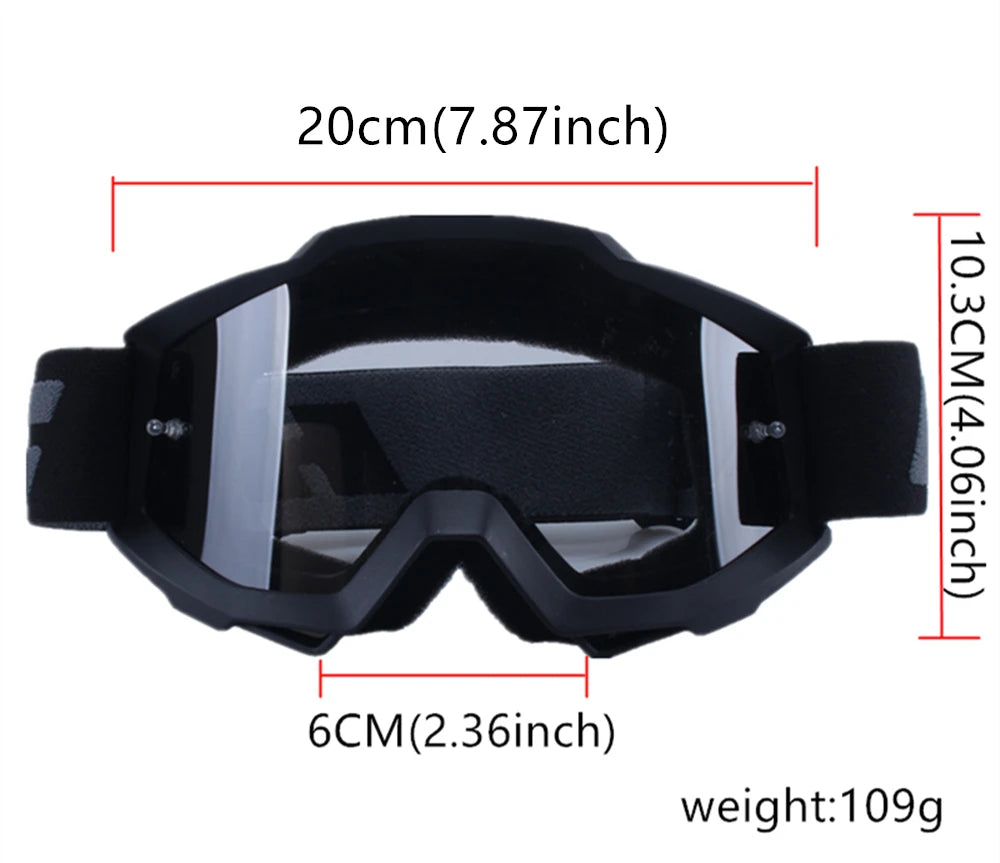 Occhiali da guida Motocross Sicurezza protettiva Vision Helmet