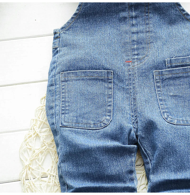 Tuta Salopette in denim per neonati Jeans morbidi