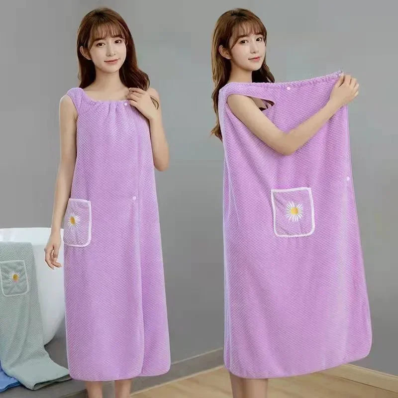 Asciugamano da bagno Indossabile Lavabile Accappatoio
