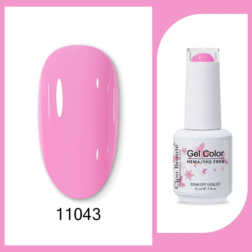 CLOU BEAUTÈ  15/10ml Semipermanente Gel Smalto Unghie 400 colori disponibili