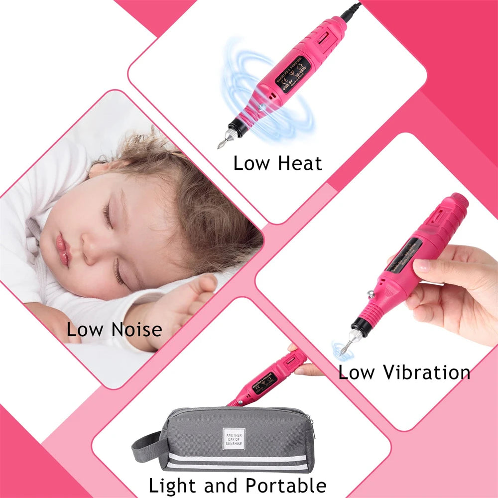 Trapano per unghie elettrico + Set fresatura