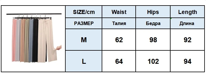 Pantaloni a gamba larga da donna