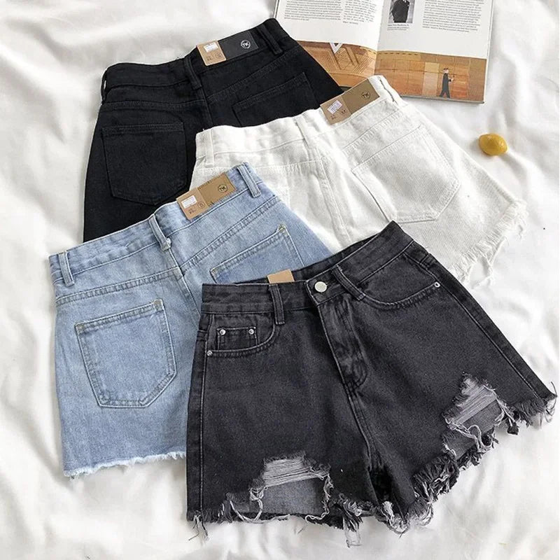 Jeans Donna Denim Shorts Lady Chic