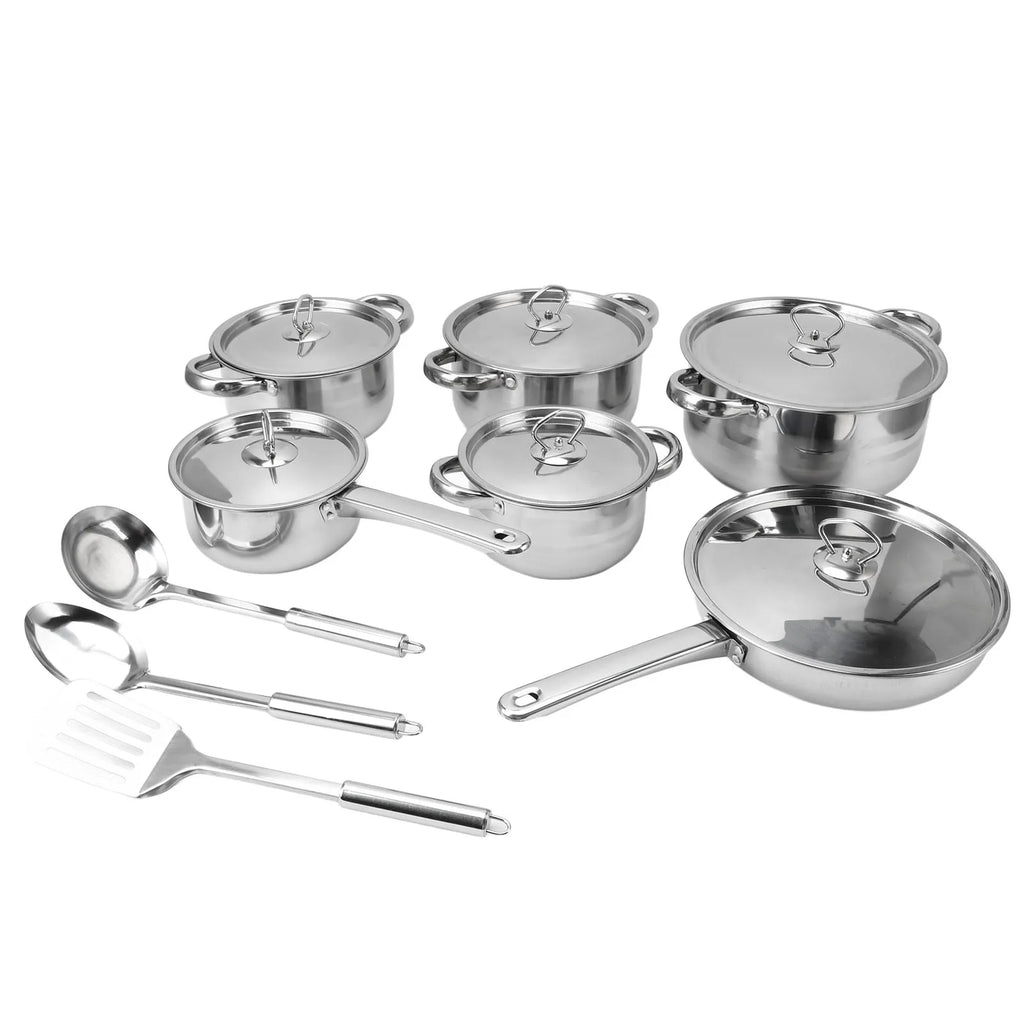 Set di pentole in acciaio inossidabile