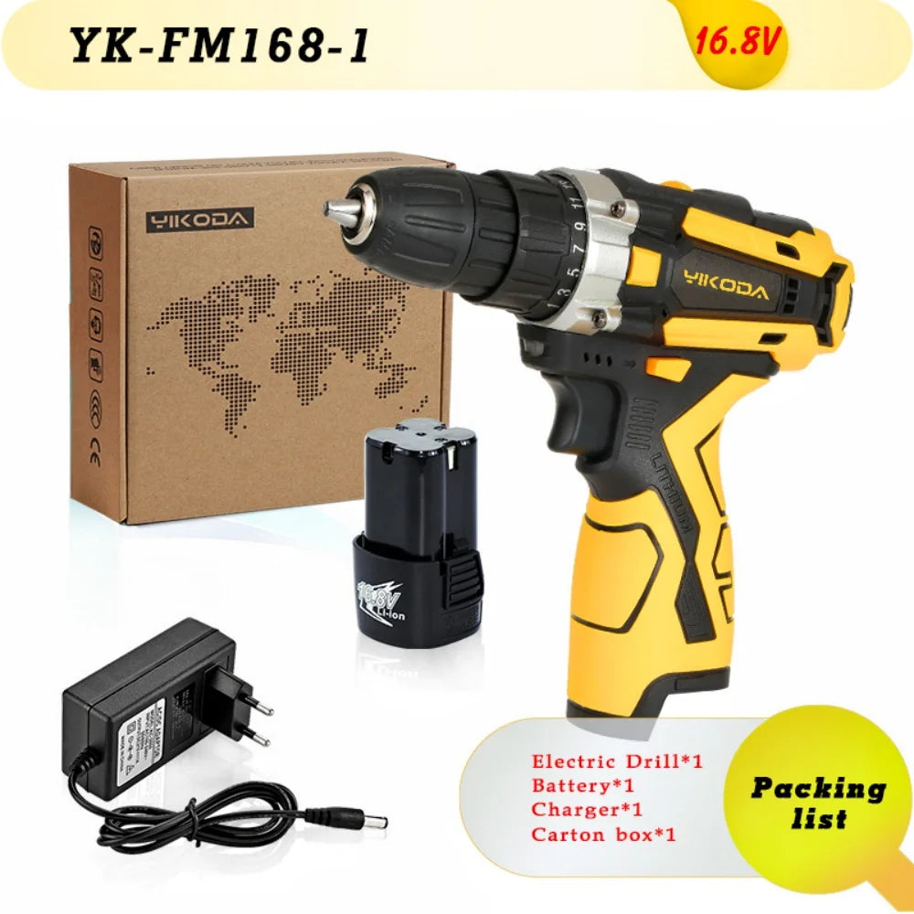 YIKODA 12V-21V Trapano a batteria al litio ricaricabile Produzione Polonia e produzione Cinese