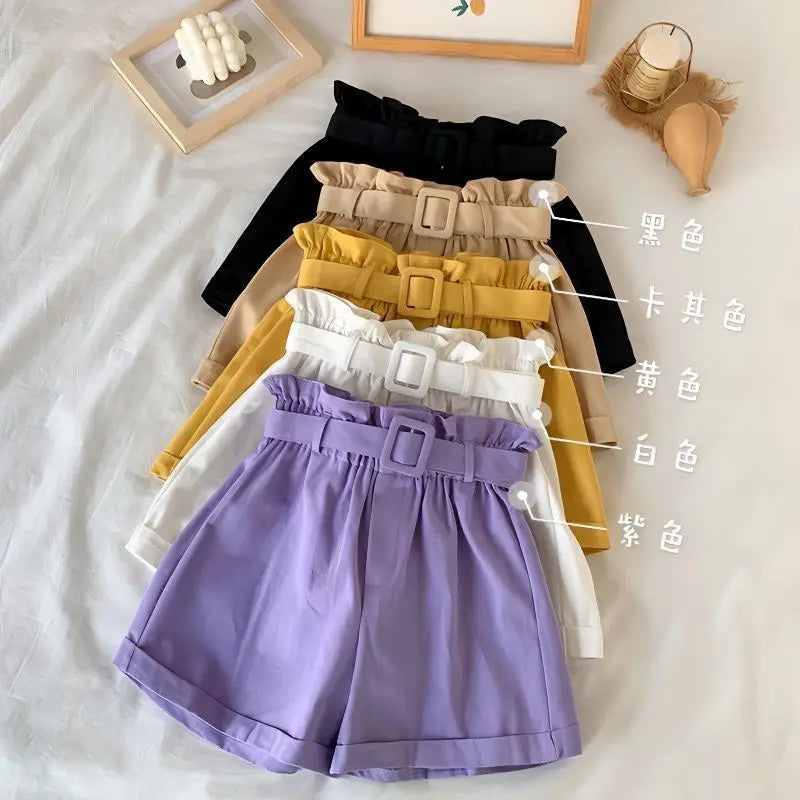 Pantaloncini di cotone per bambini 4-6 anni traspiranti e sottili