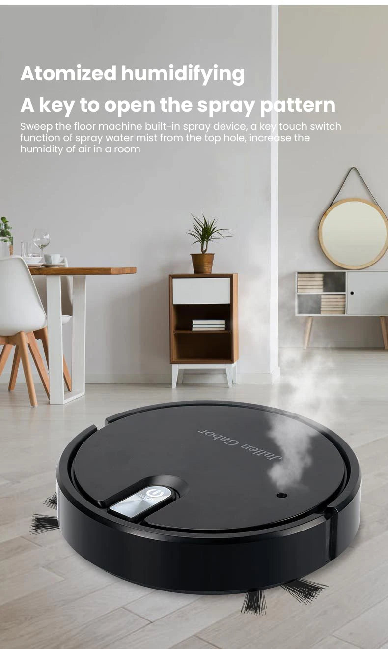 Aspirapolvere robot intelligente senza fili 5 in 1 Multifunzionale Super silenzioso Aspirazione Mop Humidifying per uso domestico Elettrodomestici