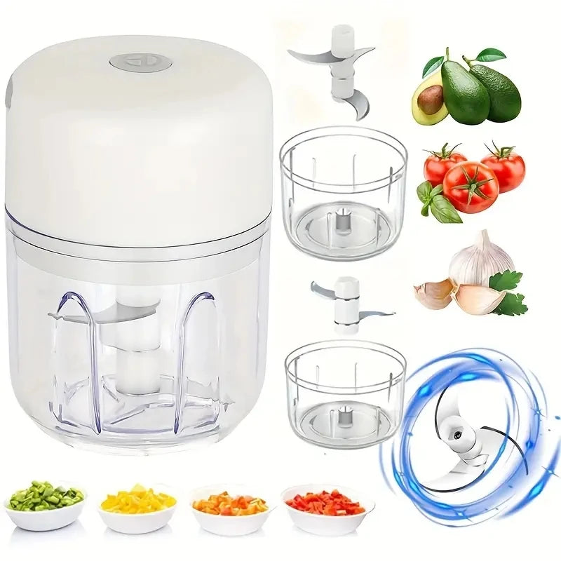 Tritatutto elettrico portatile per verdure da 250 ml senza fili