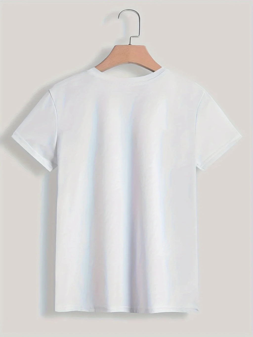T-shirt anni ‘90 stampa Paris Manica corta Girocollo Top Casual Estate