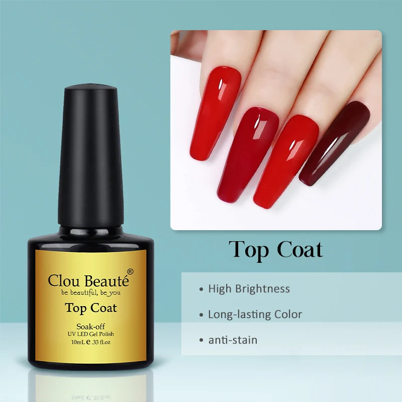 CLOU BEAUTÈ  15/10ml Semipermanente Gel Smalto Unghie 400 colori disponibili