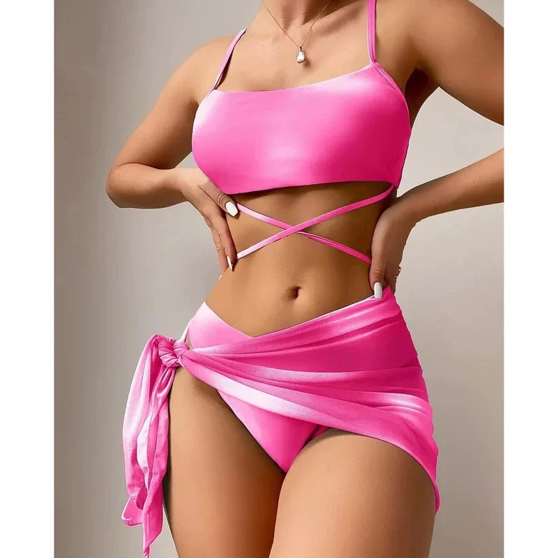 Set donna 3 pezzi Costume da bagno