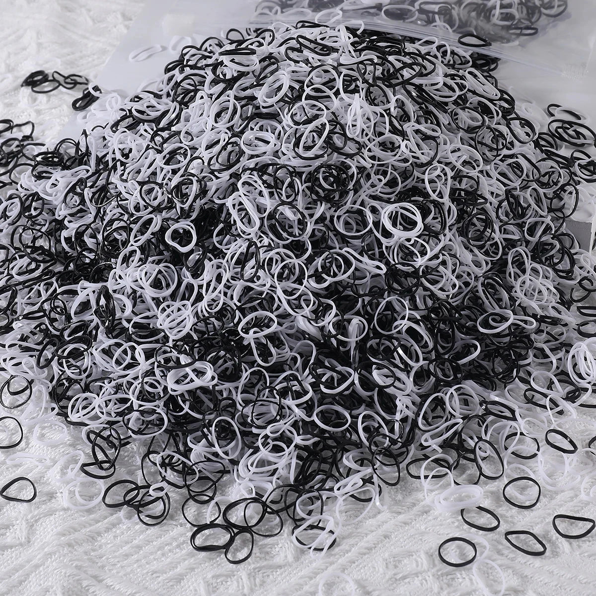 1000/2000Pcs mini elastici diversi colori