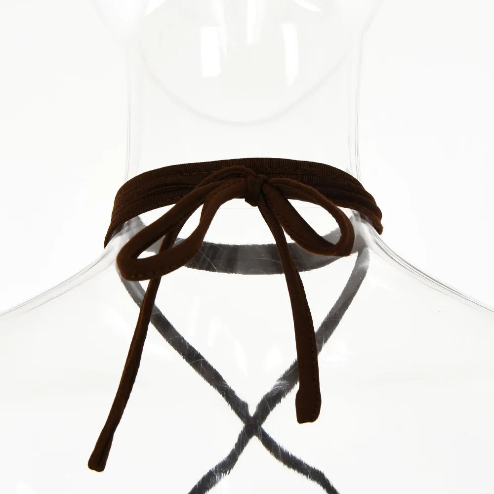 Abito Senza maniche Backless Dresses Slim