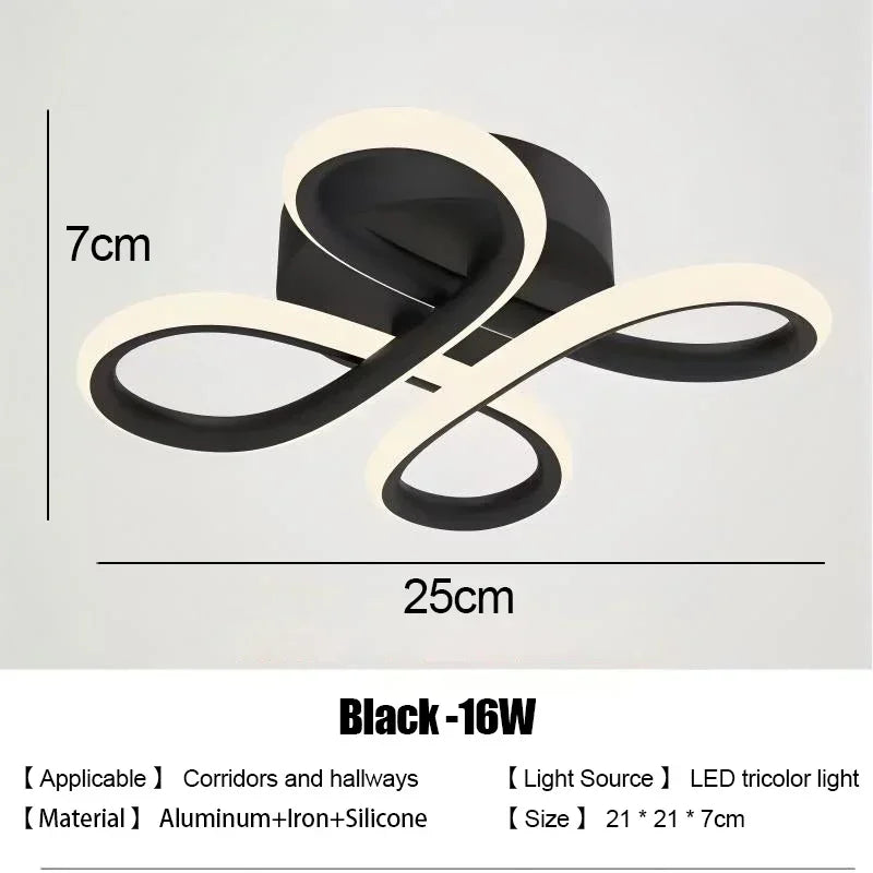 Luci da soffitto a strisce a LED stile moderno Forme multiple