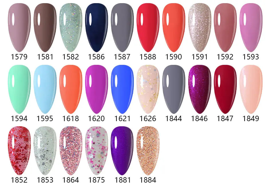 CLOU BEAUTÈ  15/10ml Semipermanente Gel Smalto Unghie 400 colori disponibili