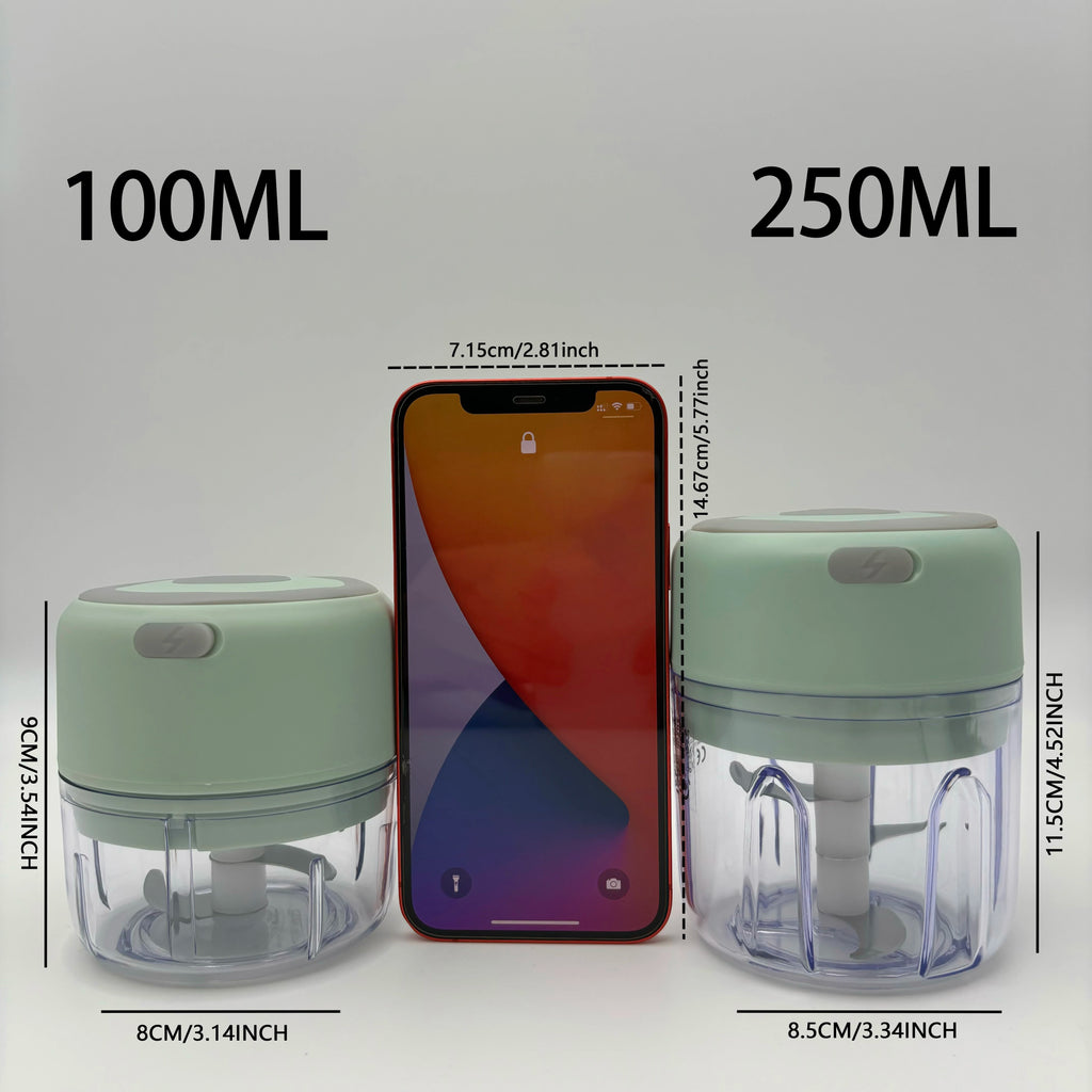 Tritatutto elettrico portatile per verdure da 250 ml senza fili