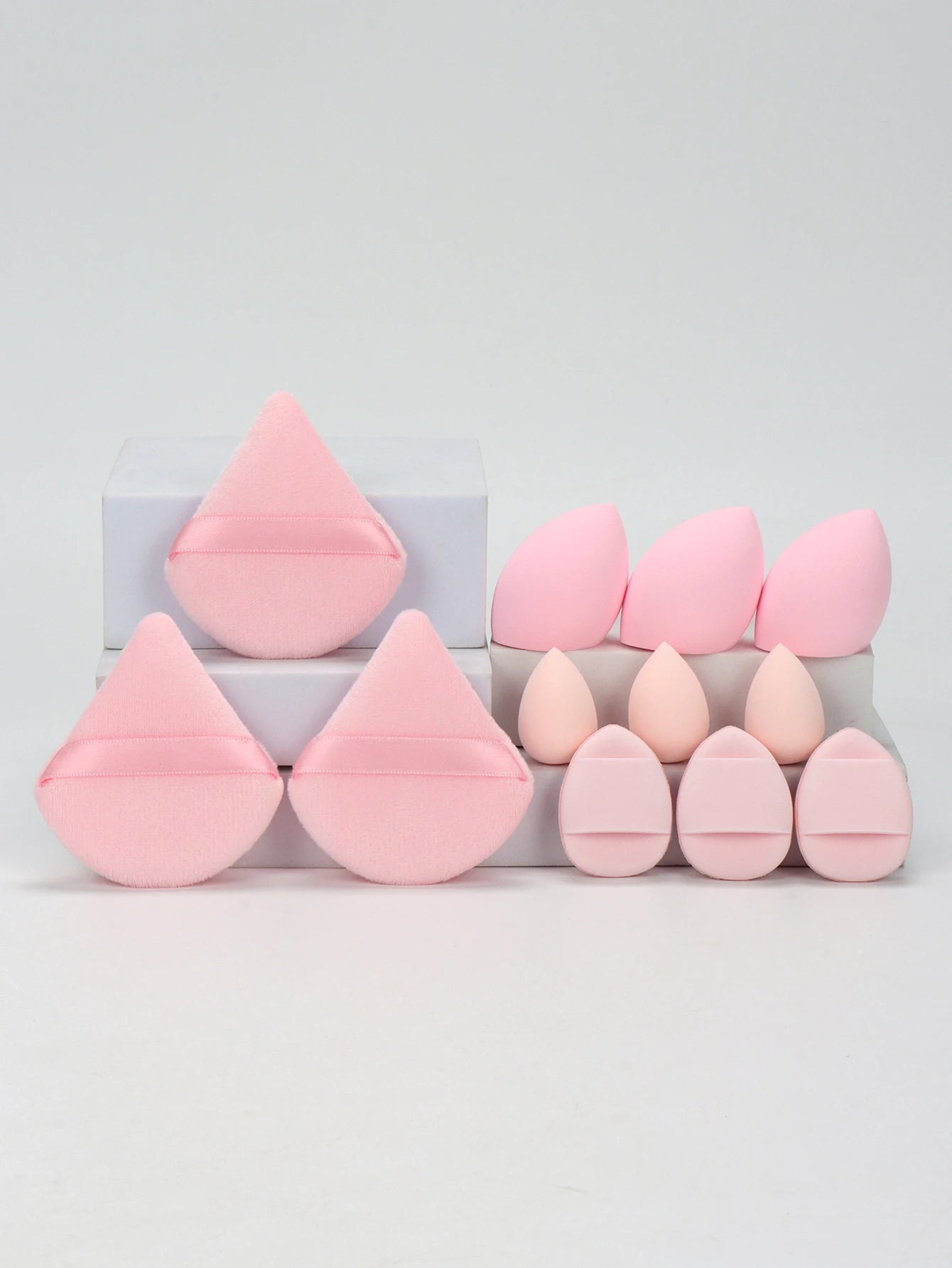 Set 12 Pz di spugne per trucco multiuso, set di diversi colori