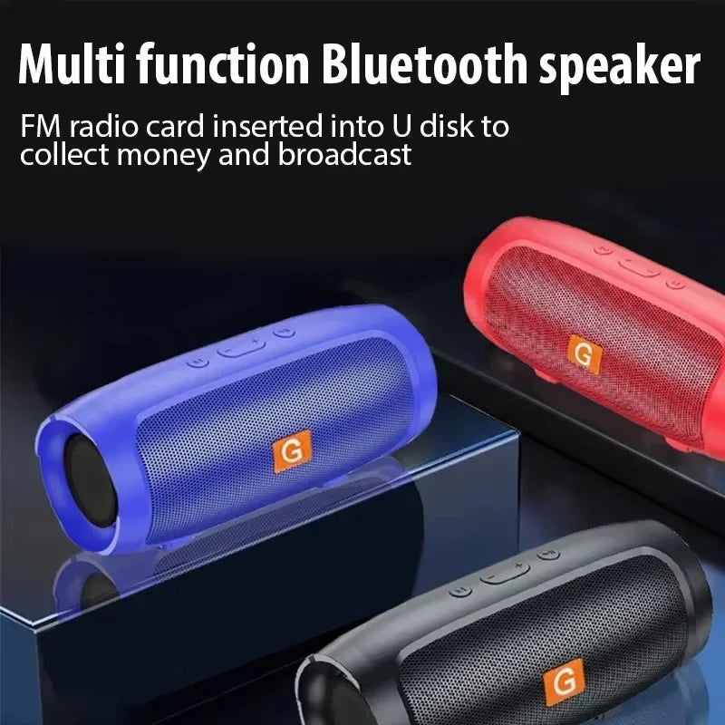 Lenovo TF USB Bluetooth Altoparlante portatile Doppio altoparlante Stereo all’aperto Riproduzione FM Trasmissione vocale Subwoofer Altoparlanti wireless