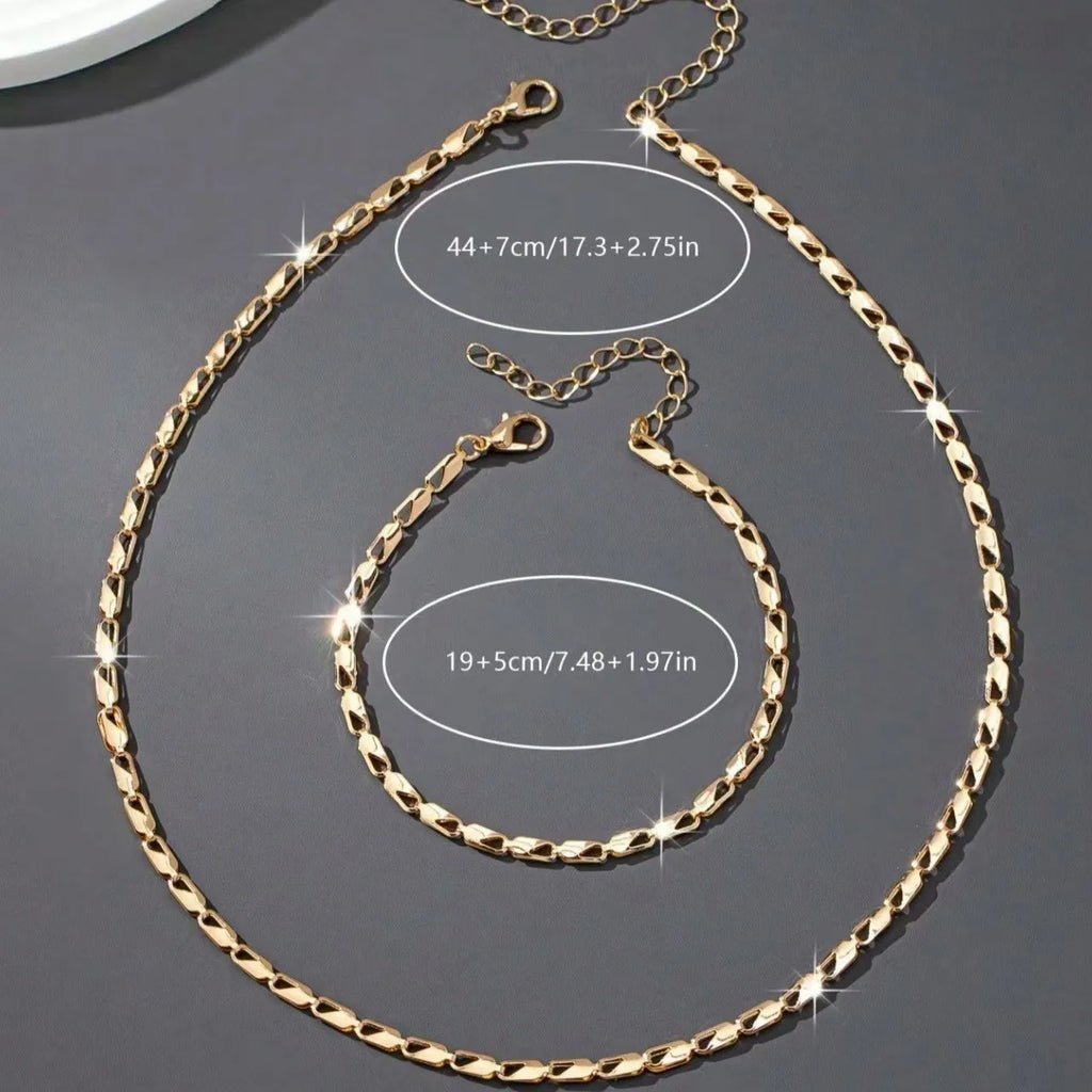 set collana e bracciale da donna lussuosi e alla moda
