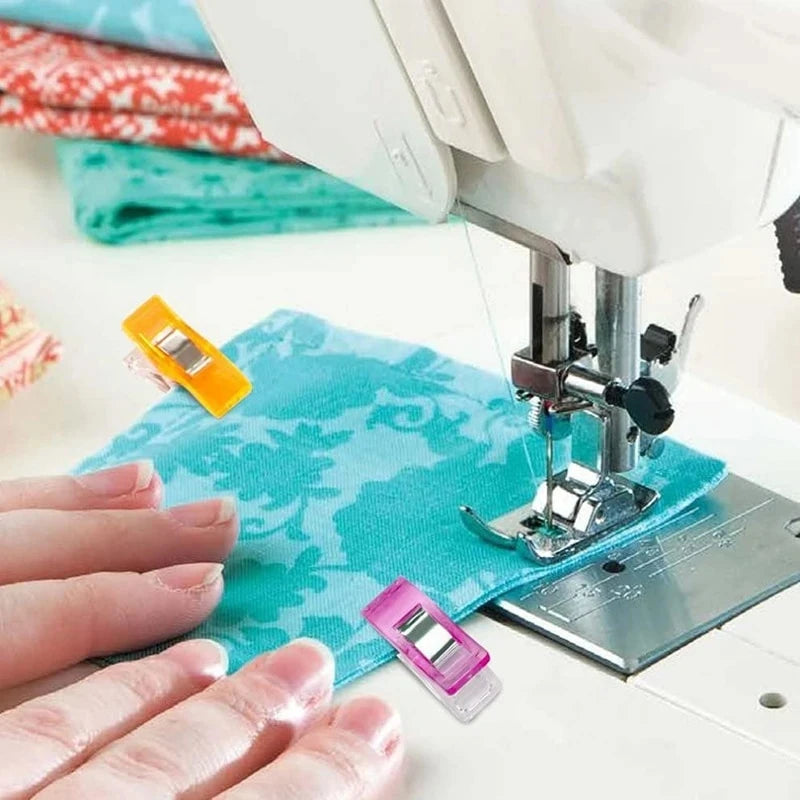 50PCS Clip da cucito Clip colorate Artigianato in plastica multiuso uncinetto