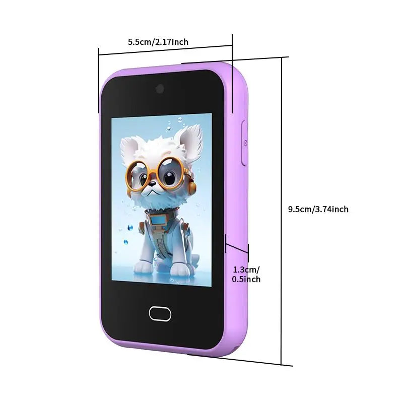 SmartPhone Fotocamera + Giochi Touch Screen+Lettore MP3 per bambini