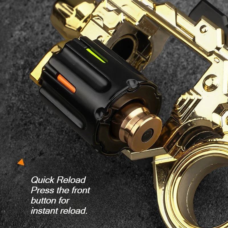 EDC Fidget Spinner Revolver Mini pistola in metallo