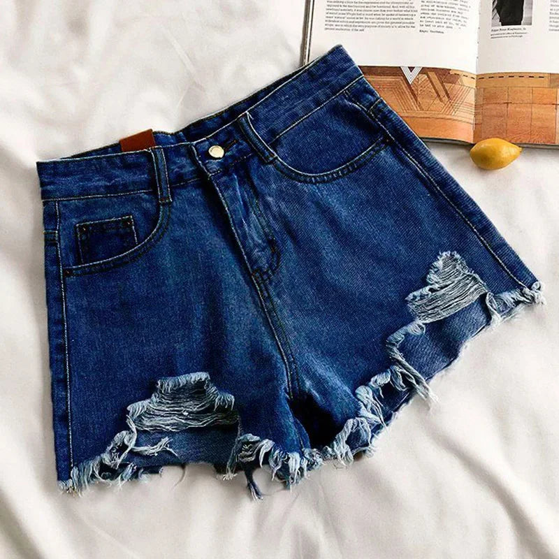 Jeans Donna Denim Shorts Lady Chic