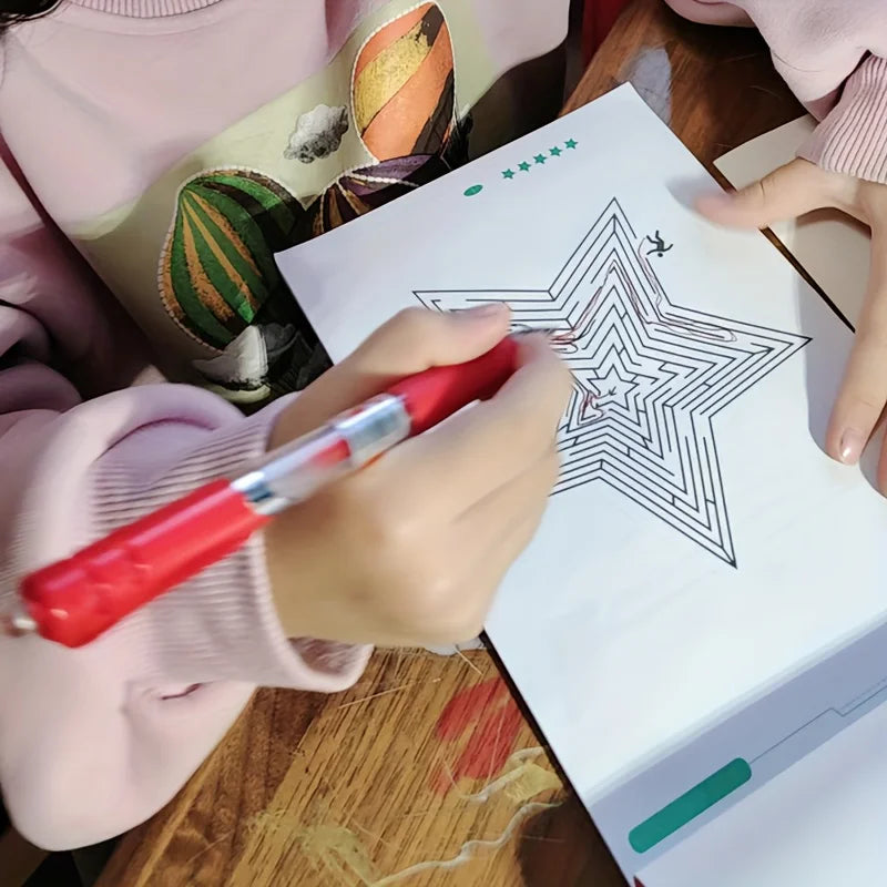 Libro di giochi per bambini di 32 pagine per allenamento di concentrazione degli studenti, sviluppo dell’intelligenza