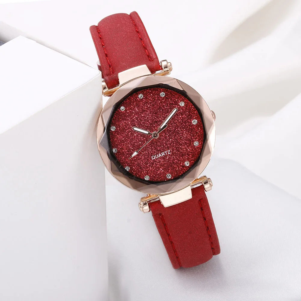 Orologi di lusso Uomo Business PU Pelle Orologio al Quarzo