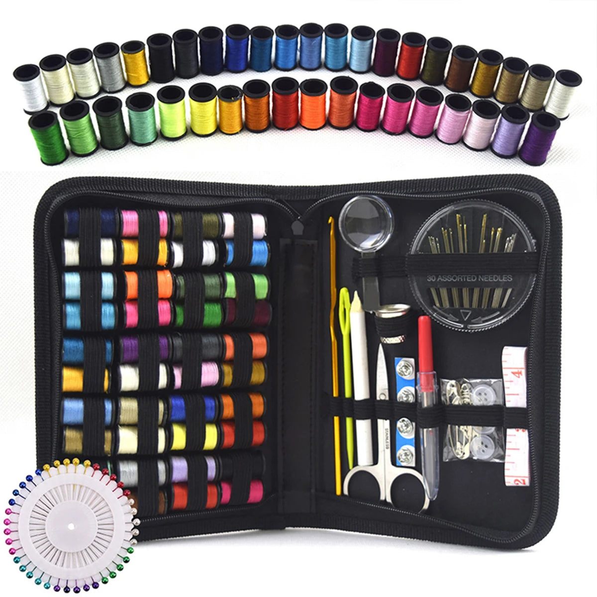 Kit di cucito Fai da te Multi-funzione per trapuntatura a mano Cucitura Filo