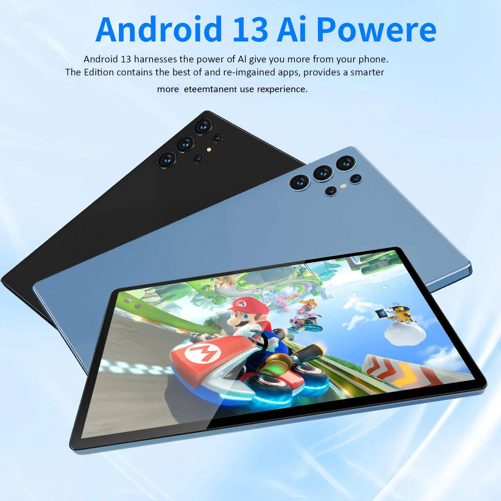 BDF-H39 Nuova versione aggiornata 5G Tablet Android 10.1 pollici Octa Core 6GB+128GB Ram 4G Dual SIM Dual WiFi Education Tablet 6000mAh