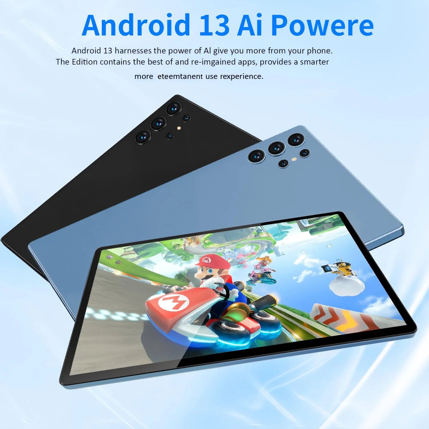 BDF-H39 Nuova versione aggiornata 5G Tablet Android 10.1 pollici Octa Core 6GB+128GB Ram 4G Dual SIM Dual WiFi Education Tablet 6000mAh