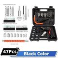 Cacciavite elettrico portatile Cordless 47 in 1 Cacciavite ricaricabile ruotato di 90 gradi con LED
