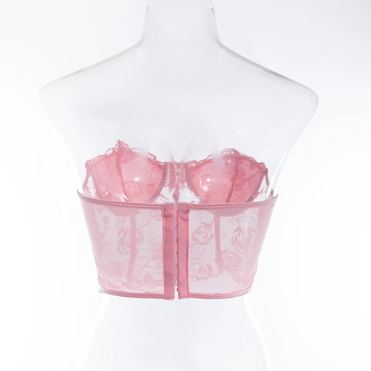 Yimunancy Crop Top senza spalline Donna Floreale