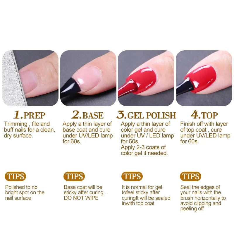 CLOU BEAUTÈ  15/10ml Semipermanente Gel Smalto Unghie 400 colori disponibili