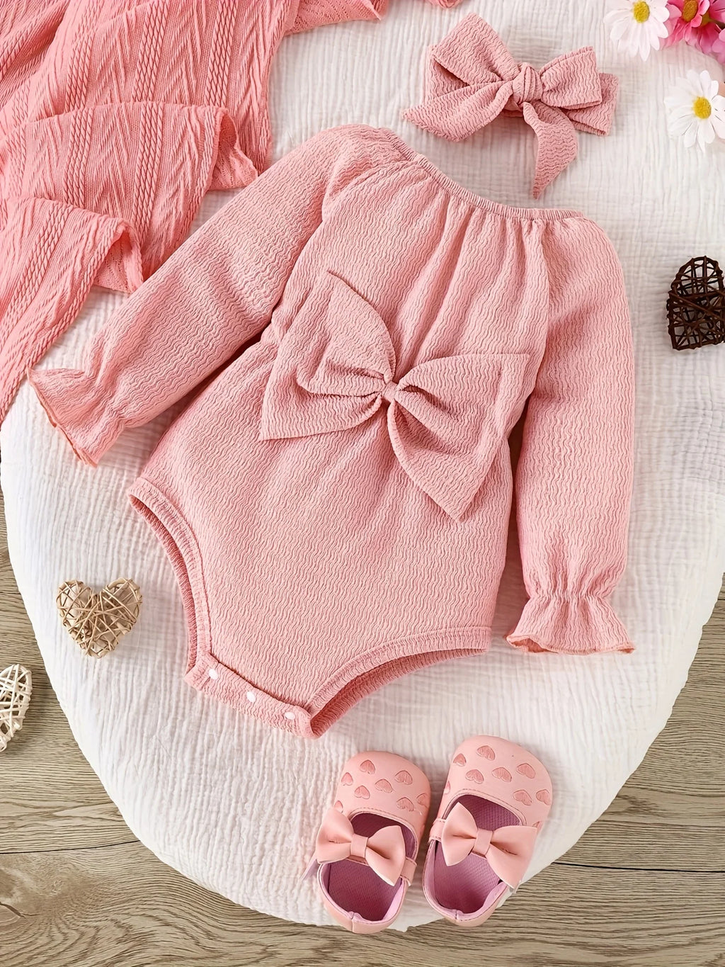 Set di due pezzi primavera bambini in cotone