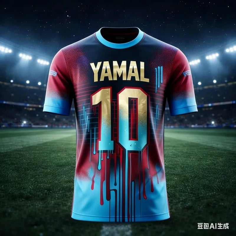 Yamal T-shirt stampata