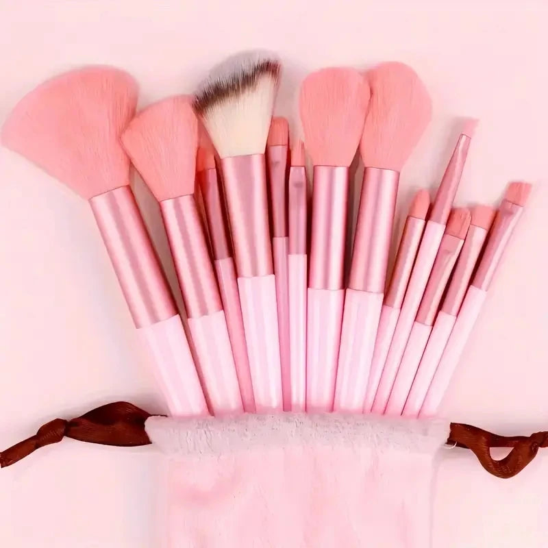 33/ 40 pezzi Set di pennelli morbidi per trucco professionali con accessori