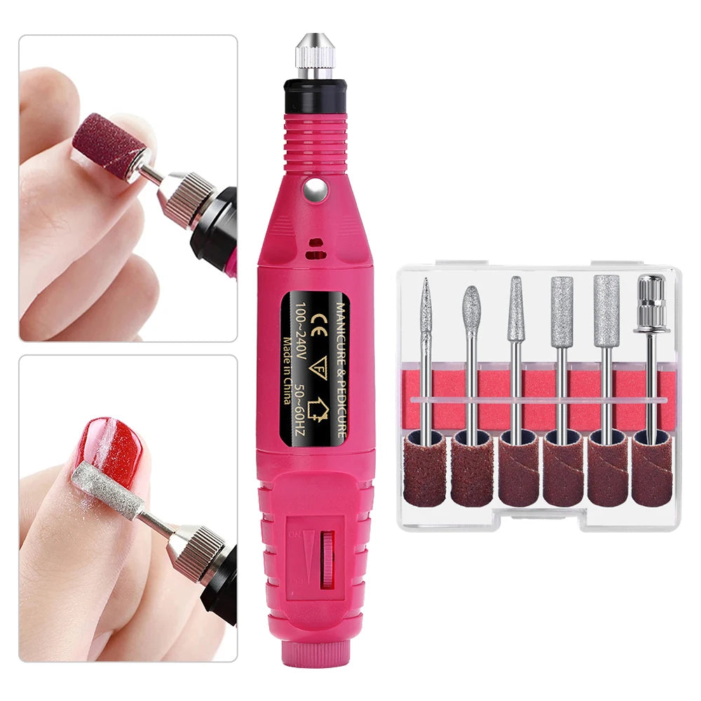 Trapano per unghie elettrico + Set fresatura