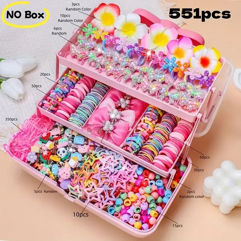 Set di accessori per capelli 500 Pz