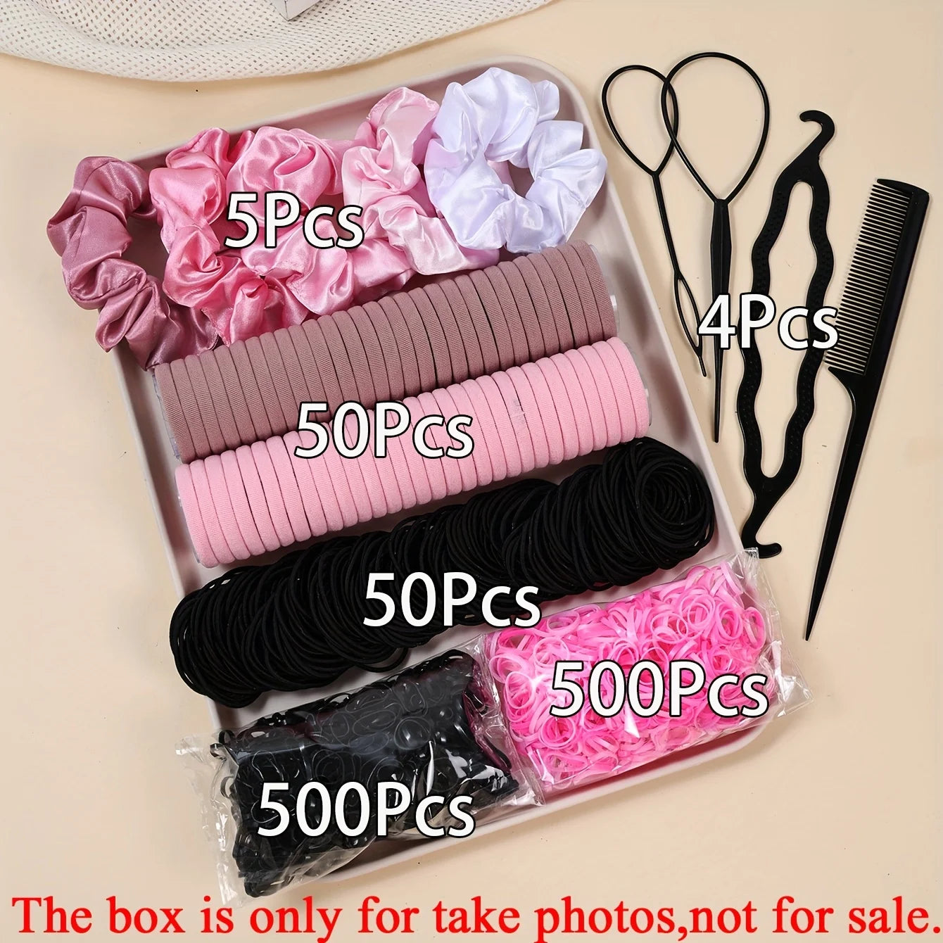 1109 Pz Set di molle e accessori per capelli