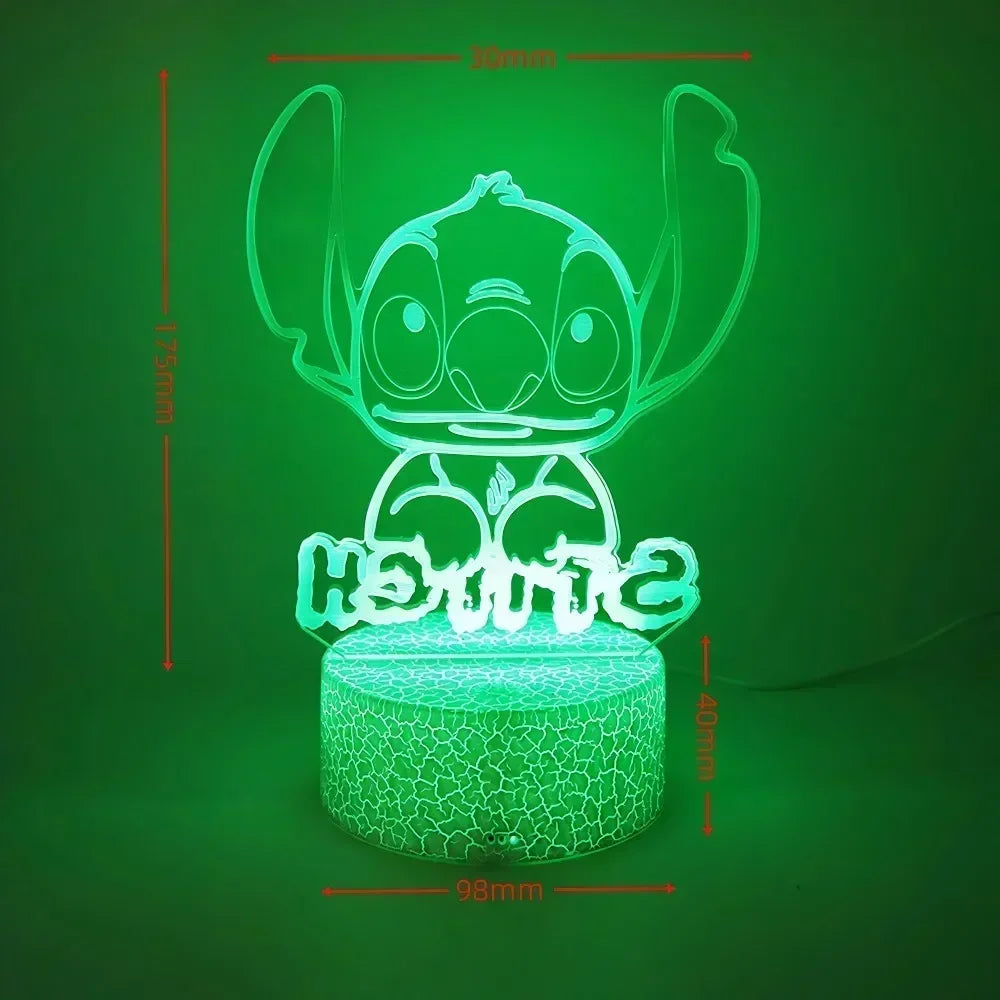 Lampada STITCH  LED Luce notturna Telecomando Smart Touch