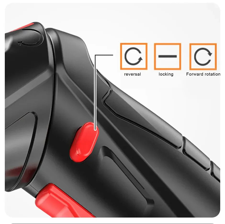 Cacciavite elettrico portatile Cordless 47 in 1 Cacciavite ricaricabile ruotato di 90 gradi con LED