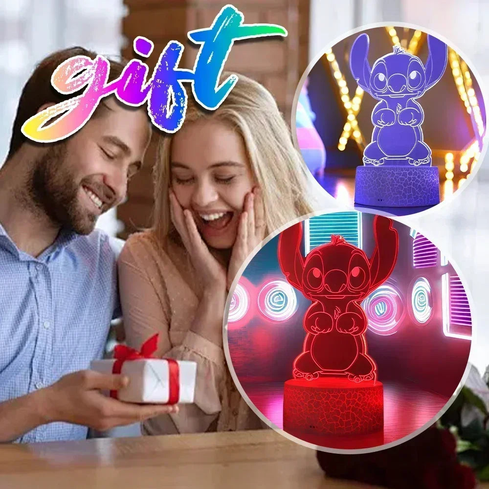 Lampada STITCH  LED Luce notturna Telecomando Smart Touch