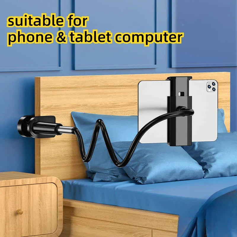 Supporto per tablet per letto girevole a 360° braccio in metallo da 90 cm da 4,7 ~ 12,9 pollici