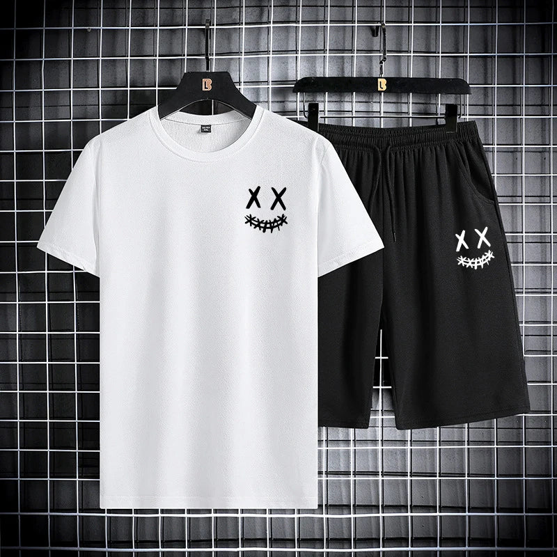 Set da Uomo T-shirt slim fit + pantaloncini
