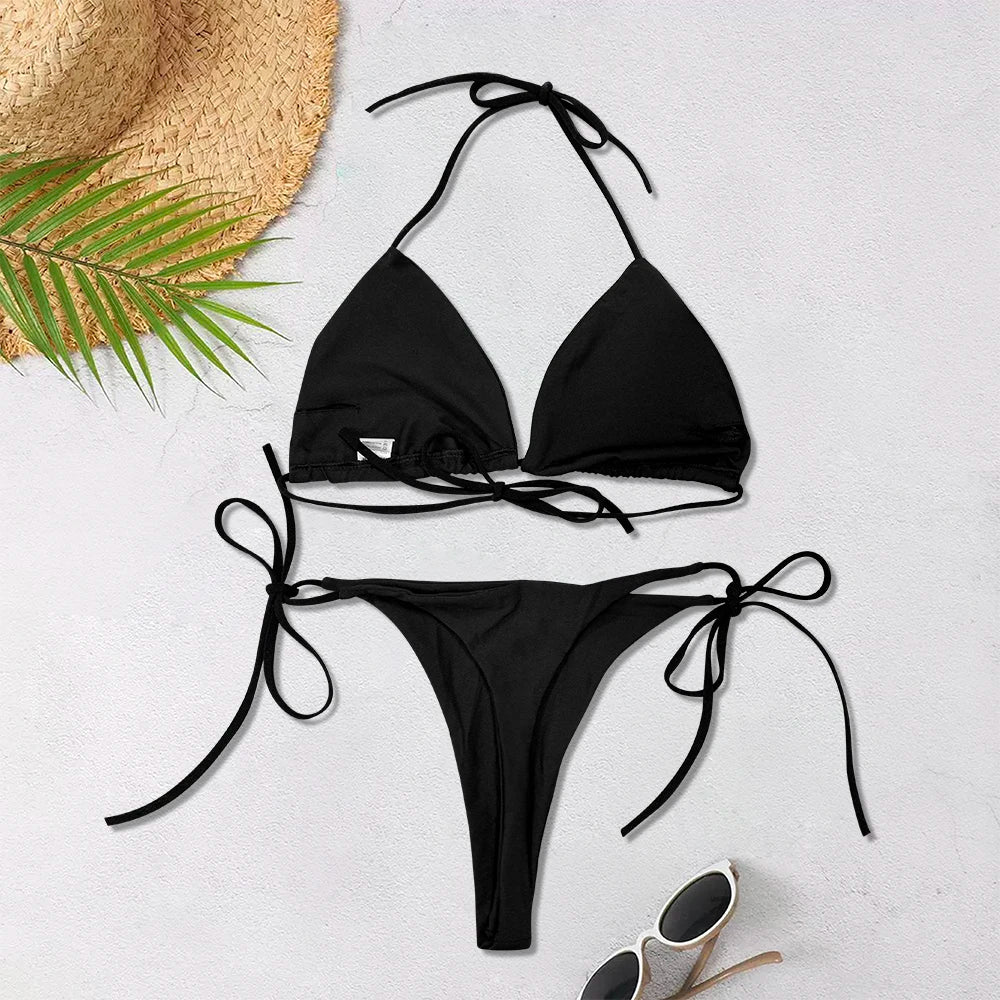 Bikini 2 pz bianco o nero