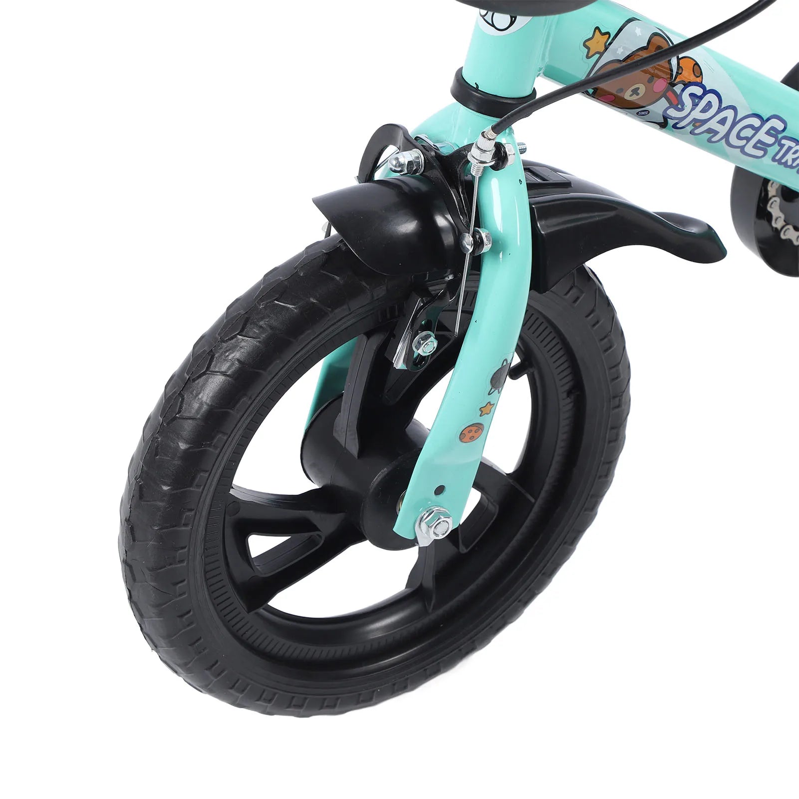 Bici per bambini da 12” con ruote da allenamento per 2-6 anni, telaio in acciaio ad alto tenore di carbonio, sedile e manubrio regolabili