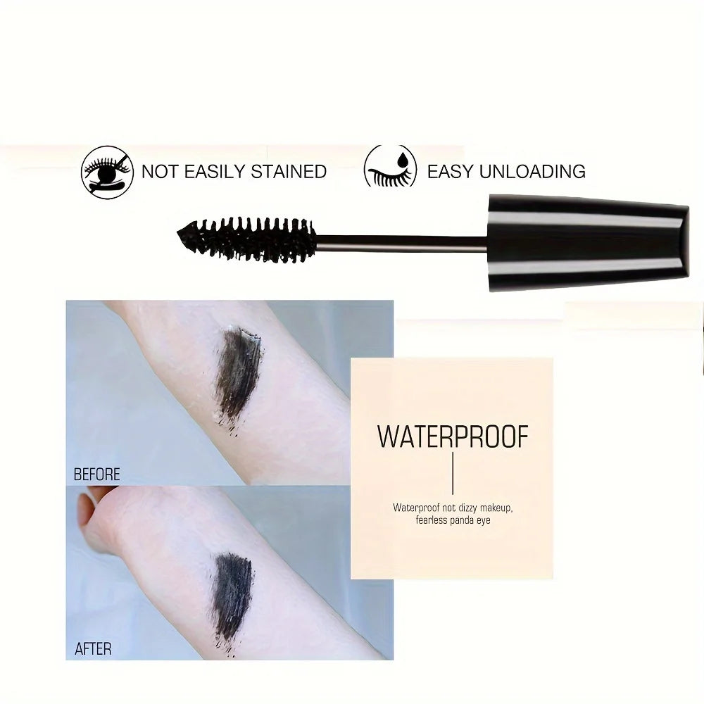 Mascara impermeabile nero 5D allunga l’estensione delle ciglia Cosmetici